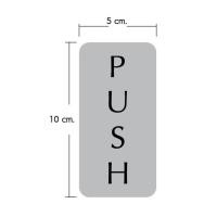 ราคา ป้ายสแตนเลสกัดกรด ป้ายห้องน้ำ ผลักดึง เข้าออก ห้ามเข้า (21926721309)