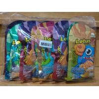 ราคา LotusX โลตัสเอ็กซ์ ขนมขาไก่รสทรงเครื่องผสมปลาหมึกหยองครบรส ตราดอกบัว น้ำหนักสุทธิ 18 กรัม x12 ซอง (21276812619)