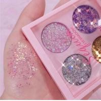 ราคา ทาตากากเพชร กลิตเตอร์วิ้งๆ CDE Four color sequin eyeshadow cream Glitter Eye Makeup (5763378204)