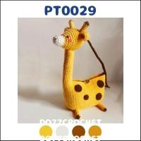ราคา PT0029 แพทเทิร์น กระเป๋ายีราฟ กระเป๋าสัตว์ ไหมพรม แพทเทิร์นโครเชต์ (22242098893)