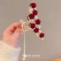 ราคา Tassel Hair Claws Hair Claw Crystal Hair Accessory Shiny Hair Clip Hair Pin Hair Clips Claw Clips (21067546078)
