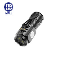 ราคา สินค้าคุณภาพ ไฟฉายแรงสูง มีเเบตในตัว ไฟฉาย led น้ำหนักเบา Flashlights Miniไฟฉายสว่างมาก CREE LED usb charge 3mode (22770423317)