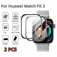 ราคา 3D ฟิล์มป้องกันสำหรับ Huawei Watch Fit 3 Huawei Watch Fit 2 Huawei Watch Fit FitNew ป้องกันฤดูใบไม้ร่วงคลุมทั้งหมดปกป้องหน้าจอสำหรับ Huawei Watch Fit3 ฟิล์มนุ่ม (21920557414)