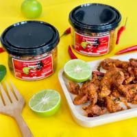 ราคา น้ำพริกหนังไก่กรอบต้มยำ แบบกระปุกขนาด110กรัมและขนาดครึ่งโล500กรัมและขนาด1กิโล1000กรัม (19923687618)
