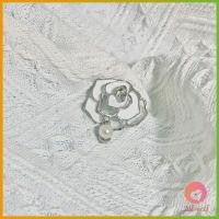 ราคา AW เข็มกลัด รูปดอกคามิเลีย ประดับมุก สไตล์เรโทร Camellia brooch (21144523342)