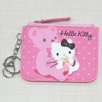 ราคา พร้อมส่ง ที่ใส่บัตร ใส่เหรียญ PU พร้อมขอเกี่ยว ลายการ์ตูน คิตตี้ มายเมโลดี้ (21963768632)