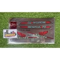ราคา สติ๊กเกอร์ซี70 Honda 70 C70 ฟรอยด์เงิน (20878298130)