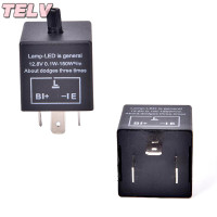 ราคา TELV 12V 3 PIN LED adjustable Car Flasher แฟลชรีเลย์สำหรับไฟเลี้ยว CF13 (22295231355)