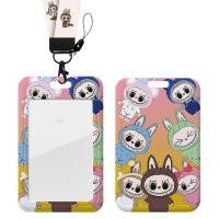 ราคา ลาบูบู้ labubu ซองใส่ labubu ZGOKTC พวงกุญแจแบบห้อย ที่ใส่การ์ด inspbu การ์ตูนลายการ์ตูน ซองใส่บัตรรถเมล์ ซองใส่บัตรแบบห้อยคอ คาวาอิ ซองใส่บัตรประชาชน ซองบัตรโดยสารรถประจำทางสำหรับนักเรียน สำหรับนักเร