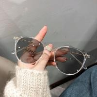 ราคา OYKI TR90 Photochromic Retro Round Metal Frame Glasses for Men and Women (21768018390)