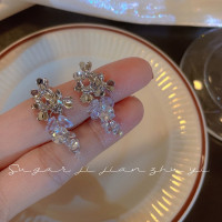 ราคา ชุดต่างหูคริสตัลพู่รูปดอกไม้ต่างหูพวงองุ่นหักสำหรับเครื่องประดับสตั๊ดหูแฟชั่นสำหรับผู้หญิงเรียบง่าย (18711897481)