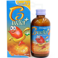 ราคา O Plus โอพลัส โอเมก้า 3 น้ำมันปลา รสส้ม ขวด 120 มล (22370144960)