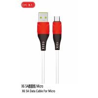 ราคา OUKU X6 สายชาร์จมือถือชาร์จเร็ว สำหรับ iOS Micro USB Type C จ่ายไฟสูงสุด 5A สายแข็งแรงทนทาน (22422700965)