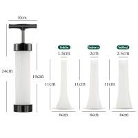 ราคา เครื่องยัดไส้กรอก ที่ยัดไส้กรอกแบบ 3 หัว เปลี่ยนหัวได้ เครืองทุบไส้กรอก (22484357676)