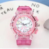 ราคา นาฬิกาขนาฬิกาข้อมือนาฬิกาสายยางนาฬิกาแฟชั่น เปิดไฟได้ แถมถ่านเพิ่ม1เม็ด (16605722002)