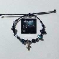 ราคา กำไลเชือกเทียนออกแบบตามปกเพลง วงBUS วงDICE กำไลเชือกเทียน กำไลข้อมือ (22372868962)