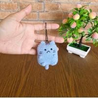 ราคา พวงกุญแจแมวไอติม พวงกุญแจไหมพรม ของฝากน่ารัก ของขวัญ ของที่ระลึก งานแฮนด์เมด ที่ห้อยกระเป๋า (22662281675)