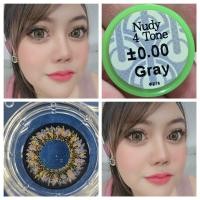 ราคา คอนแทคเลนส์ รุ่น Nudy 4 Tone มีสีเทา ตาล เขียว Gray Brown Green มีค่าสายตาปกติ 0 00 เปลี่ยนแทนทุกเดือน (22506035939)