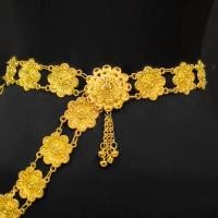 ราคา เข็มขัดอีสาน Vintage jewelry ชุดล้านนาไท ลายดอกไม้ เข็มขัด เงินโบราณ (22535711917)