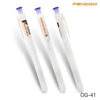 ราคา Pencom OG41 ปากกาหมึกน้ำมันหัว 0 5 MM พร้อมส่ง ปากกาแบบกด ด้ามสีขาว มีให้เลือกแบบ 12 ด้าม และ 36 ด้าม (22131876171)
