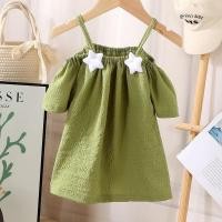ราคา พร้อมส่ง เสื้อเปิดไหล่ผ้าชีฟองสำหรับเด็กผู้หญิง สีน่ารัก แฟชั่นใหม่ (22606421433)