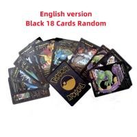 ราคา 18 36 54Pcs English Gold Black Silver Pokemon Cards Colorful Charizard Pikachu GX EX Battle Trainer Cards Collectibles Game Booster Toys (20069202238)