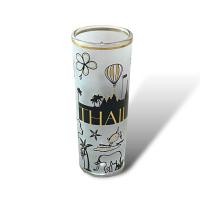 ราคา แก้วเป๊กทรงสูง แก้วขุ่น แก้ว แก้วชอตทรงสูง แก้วชอตสวยๆ แก้วลาย Thailand Shot Glass ขนาด 2 1 oz 60ml (22327031535)