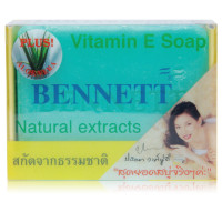 ราคา สบู่วิตามิน อี เบนเนท ผสมว่านหางจระเข้ BENNETT Vitamin E Soap PLUS ALOE VERA Natural extracts 130g (8134126963)