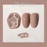 ราคา AS สีเจล สีทาเล็บ โทนสีนู้ดน้ำตาล 6 เฉดสี QZ 15ml (13258512211)