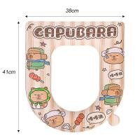 ราคา YESPERY Capybara แผ่นรองฝาชักโครก EVA แบบนุ่มใหม่แผ่นรองชักโครกลายการ์ตูนสามารถซักได้กันน้ำได้แผ่นรองนั่งอุปกรณ์ในห้องน้ำ (22150241110)