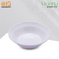 ราคา จานชามเมลามีนสีพื้น สีขาว ฟ้า ชมพู รุ่น Victoria วิคตอเรีย แบรนด์ Srithai Superware ศรีไทยซุปเปอร์แวร์ จานร้านอาหาร (22664471473)