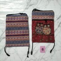 ราคา กระเป๋าลายนกฮูก กระเป๋าผ้าทอนากา ผ้าพื้นเมืองทางเหนือ กระเป๋าสายสะพายยาว กระเป๋าคล้องคอ กระเป๋าชาวดอย แต่งหน้ากระเป๋าลายนกฮูก (17546946501)