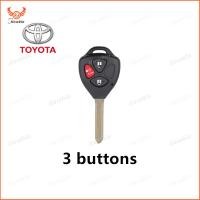 ราคา 2 3 4ปุ่มที่เก็บกุญแจรถรีโมทฝาครอบ FOB สำหรับ Toyota RAV4 Auris Prado Tarago คัมรีโคโคลลา REIZ Crown Avalon Venza (19459621780)