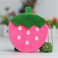 ราคา Fruit themed Key Bag Plush Coin Purse Cute Zipper Coin Wallet Lovely Plush Key Bag Watermelon Coin Purse (20319327378)