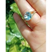 ราคา แหวนทองเหลืองแท้ ผสมเนื้อเหรียญสตางค์ ไม่ชุบสี หัวพลอยน้ำค้างใสๆ สวยมากกกกกกกกกก (21128105736)