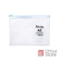 ราคา Elephant แฟ้มซิป กระเป๋าซิปตาข่าย EVA File Idea A5 จำนวน 1 ชิ้น คละสี (22733166507)