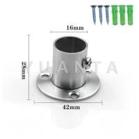 ราคา Yuanta ตัวรับราว บล๊อครับราว แป้นยึดราว สแตนเลส กลม 16มม 19มม 22มม 25มม 32 มม สำหรับตู้เสื้อผ้า ราวผ้าม่าน Closet Rod Brackets (22139694611)