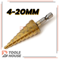 ราคา ดอกขยาย คว้านรู ดอกเะเจดีย์ ดอกเจาะรู ดอกสว่าน เจดีย์ HSS ขนาด 4 12 4 22 4 32 ดอกสเต็ป (22435204724)