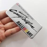 ราคา Xuming 1 X อะลูมิเนียม RALLIART โลโก้รถสติกเกอร์รูปลอกตรารถยนต์ตกแต่งรถยนต์สำหรับมิตซูบิชิมอเตอร์ Ralliart (21920993024)