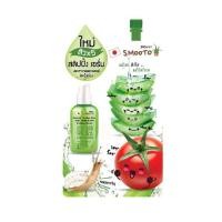 ราคา 1ซอง Smooto Tomato Collagen white Serum สมูโตะ โทเมโท คอลลาเจน ไวท์ เซรั่ม มะเขือเทศ Gluta Aura Plus Bulgaria Yogurt (22261659188)