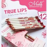 ราคา ดินสอเขียนขอบปาก ME NOW True Lips ยกกล่อง12สี (22332357159)