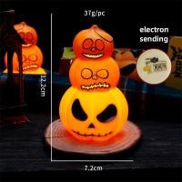 ราคา โคมไฟฟักทอง เทียนฟักทองวันฮาโลวีน โคมไฟฟักทองวาดหน้าปีศาจแขวนได้ เทียนอิเล็กทรอนิกส์ โคมไฟวันฮาโลวีน ตกแต่งบ้าน ตกแต่งร้านบาร์ (22416294126)