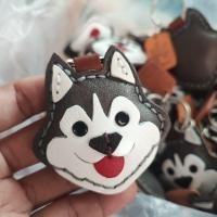 ราคา พวงกุญแจรถยนต์ พวงกุญแจหนังแท้ ไซบีเรียน พวงกุญแจหมา ไซบี ฮัสกี ไซบีเรียนฮัสกี้ พวงกุญแจสุนัข พวงกุญแจน้องหมา หนังแท้ (22773271516)