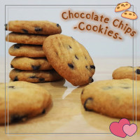 ราคา คุกกี้ช็อกโกแลตชิพส์ chocolate chips cookies โฮมเมด ดาร์กช็อกชิพส์แน่นๆ เต็มชิ้น กล่อง 8 ชิ้น (22458652713)