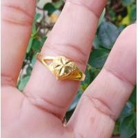 ราคา แหวนทองเหลืองลายหัวใจเล็ก (21798649023)