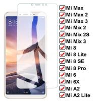 ราคา คลังสินค้าพร้อม กระจกนิรภัย กระจกป้องกันเต็มรูปแบบสำหรับ Xiaomi Max 2 3 Mix 2 2S 3ฟิล์มกระจกป้องกัน Mi 6 6X Mi 8 SE A2 Lite กระจกนิรภัยป้องกันหน้าจอ (16825033331)
