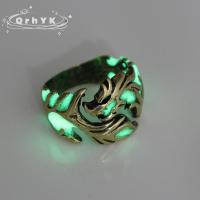 ราคา แหวนมังกรบินได้ทันสมัยสำหรับผู้ชายแหวนรูปมังกรบินได้ปรับแสงได้แหวนตกแต่งเครื่องประดับฮาโลวีนเรืองแสง (22606238280)