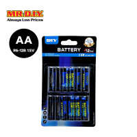 ราคา มิสเตอร์ ดี ไอ วาย ถ่าน Super Extra AA R6 12B 1 5V 12 ก้อน แพ็ก (22724876760)