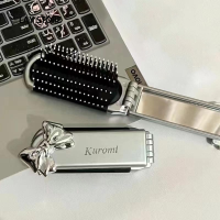 ราคา OUDAIXIU กระจกพับผสม2 In 1ลายการ์ตูน Sanrio หวีพร้อมกระจกมือถือ Kuromi Lovelyhome2 (22282280240)