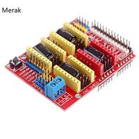 ราคา A4988 Driver แผ่นป้องกัน CNC ขยายบอร์ดสำหรับ Arduino V3แกะสลัก3D เครื่องพิมพ์ (22669903401)
